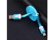 mobile phone cables charge and sync flat noodle micro usb cable for android samsung htc huawei lenovo 1m