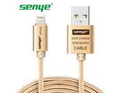 Senye Metal Braided Wire Mobile Phone Cables 3M usb cable Data Sync Charger For iPhone 6 5 iPad IOS Data accessories
