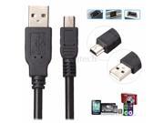 3M 10FT USB 2.0 Cable Type A to Mini B Male 5 PIN Data Charging Cord Adapter Hot Sale