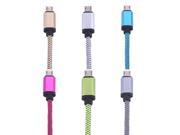 Nylon USB Charger Cable Micro usb Cable for Samsung galaxy S7 HTC MEIZU SONY Android 25cm 2m Fast Charge wire