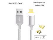 ZRSE brand Nylon Braided Micro USB Magnectic Cable data transmission and Fast Charging Cable for Xiaomi Samsung Android