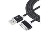 Coolsell 1.5M USB to 30 pin cable Fabric Nylon Braided Woven charger sync data cable for iphone 4S ipad 2 3