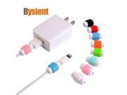 5pcs Lot USB Cable Earphone Protector headphones line saver For Mobile phone charging line data cable protection
