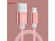 Peston Fast Charging 1M Aluminum Alloy Nylon Micro USB Cable for Samsung S6 S7 Edge Plus J7 J5 Sony LG Android Phone Sync Cord