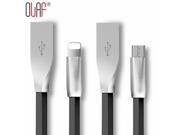 1M 3D Zinc Alloy Fast Charging Data Sync Micro USB Cable for iPhone 5 6 6s 7 Plus iPad mini Samsung LG HTC Android