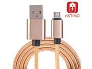 Top Quality 5V 2A Nylon Micro USB Cable Fast Charger Charging Sync Data For Fly Wize Gionee iq4514 evo IQ446 IQ456 Wire