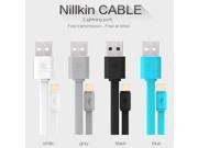 NILLKIN 120cm noodles 5V 2A ios 9 10 USB Data Sync fast Charge usb Cable For iPhone 5S 5c 6s 7 plus iPad 4 iPad mini