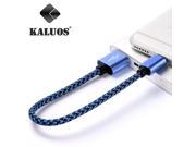 KALUOS 20cm 2m USB Data Sync Charging Cable For iPhone 6 6s Plus 5 5s iPad Air 2 mini 2 iOS9 Fast Transmission Charge Wire