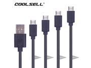 Micro USB Cable 3m 2m 1m 0.3m Charging Sync Data Cable for Samsung Huawei Xiaomi and More Android Phone Cables Black White