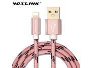USB Charger Cable VOXLINK Nylon usb cable for iPhone 6 7 6s Plus iPhone 5s 5 iPad mini ipad air 2 Mobile Phone Cables