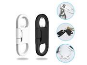 CharmTek Portable Metal Keychain USB Data Charge Sync Cable Support Bottle Opener For Huawei Samsung S6 iPhone 7 Plus