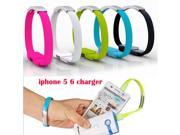 2016 Bracelet 20cm Noodle 8 Pin USB Charger Cable Charging Wire Data Cord For iPhone 7 6s Plus 5S IPAD Mini Air 2 ipod touch 5 6
