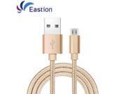 Eastion Nylon Weave Cable for iPhone 5 6 7 Universal Micro USB Cables Data Charging for Samsung Xiaomi Charger Adapter Device