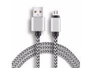 1M 20CM Micro usb Cable for Samsung galaxy HTC Xiaomi note MP3 Fast Charging Microusb 2a Nylon Mini USB Charger Cable