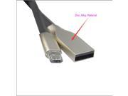 BrankBass 2A Fast Charger Microusb Cable Zinc Alloy Metal TPE Cord Data Sync Wire Charger For Samsung Galaxy Android Phone Cable