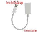 Micro USB Male To USB2.0 Female Twin core Chip OTG Cable Data Adapter For iPhone 5 5S 6 6S Cord For iPad Mini iPad Air2 iPad 4