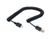 3M Micro Usb Spring Coiled Cable Extension portable retractable usb Data Charger Cables for Samsung Galaxy S2 i9100 S3 i9300