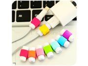 Best Sellers Colorful USB Cable earphones Mini protector for Apple iPhone 4 5 6 Plus For Android smartphone