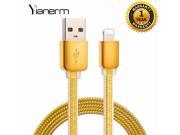 Yianerm Flat USB Charger Cables For Iphone 5 5s 5c 6 6s 6Plus 7 Ipad 1M lighting Data Sync Charge USB Cable