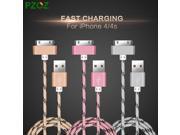 PZOZ For iphone 4 Cable 30 pin Charger Adapter USB Cabel Fast Charger For iphone 4s iphone 4 s iphone 3GS iPad 2 3