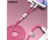 Remax Cable 2 in 1 USB cable Sync data Charger Cable For Lighting iPhone 5 6S 7 Plus iPad Ios 10 USB To Micro USB For Samsung