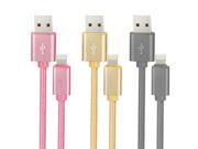2016 Nylon Braid USB Charging Cable For iPhone 6 6s plus USB Cable Charger for iPhone 5s 5 iPad 4 mini Power Cord 8 Pin Wire