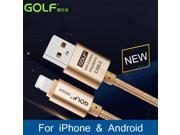 Golf 2.1A USB Charger 2m Long Micro USB Cable For iPhone 7 6 6S Samsung Galaxy S4 S5 S6 Xiaomi Mobile Phone Charging Cable