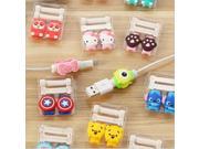 Cute Lovely Cartoon 8 Pin Cable Protector de cabo USB Cable Winder Cover Case For IPhone 5 5s 6 6s 6splus cable Protect stitch