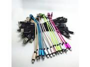 15cm Short Micro USB Cable 2A braided Data Sync Cable For Android HTC Samsung LG Huawei xiaomi Powerbank Cable