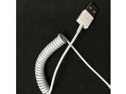 60cm portable retractable spring 8pin to USB Cable No Sync Data Charger Cable For iPhone 6 5 5S 5C iPad 5 Mini 2 Air IOS 9
