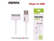 2016 REMAX 30 Pin USB Cable for iPhone 4 4S 3G 3GS Charging Cable for iPad 1 2 3 Fast Charge Data Sync