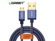 Ugreen Micro USB Cable Cowboy Braided Fast Charge data Cable Mobile Phone USB Charger Cable For Samsung Xiaomi Huawei Meizu LG