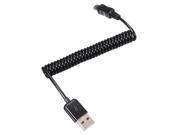 Mini USB Cable Coiled USB A Type Male USB to Mini USB Male 5pin Connector Spiral Stretch Data Cable