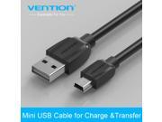 Vention Mini USB Cable1m 1.5m 3m Mini USB to USB Data Charger Cable for Cellular Phone MP3 MP4 GPS Camera HDD Mobile Phone