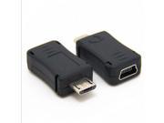 Micro USB Male to Mini usb Female Converter Connector Transfer data Sync Charger Adapter for Tablets Phones Mini usb Cable