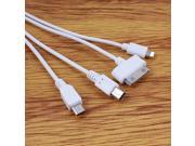 4 in 1 USB Cable for iphone 4 4s 5 5s SE 6 6s 6Plus for Samsung V3 Sync Data Charger Micro USB and Mini USB Charging Cable