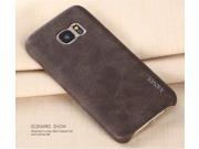 PU Leather Phone Case For Samsung Galaxy S7 coffee