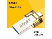 EAGET V80 USB 3.0 100% 32GB Smart Phone Tablet PC USB Flash Drives OTG external storage micro 32g pen drive memory stick EAGET V80 USB 3.0 100% 32GB Smart Phone Tablet PC USB Flash Drives OTG external storage micro 32g pen drive memory stick