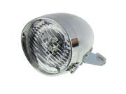 Retro Bicycle Bike Accessory Front Light Bracket Vintage 3LED Headlight (Silver) Retro Bicycle Bike Accessory Front Light Bracket Vintage 3LED Headlight (Silver)