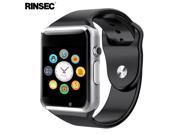 Rinsec A1 Smart Watch Clock Sync Notifier Support SIM TF Card Connectivity Apple iphone Android Phone Smartwatch