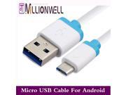 Millionwell Micro USB Cable Android Date Charging 5V2A USB Micro Cable 2.0 50cm Mobile Phone Date Cable For MEIZU HTC Xiaomi