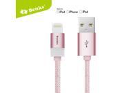 Benks 2pcs MFI Certified Nylon Braided 8 pin USB Cable Data Sync Charger Cable For Phone 6 6s Plus