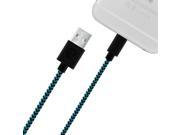 Colohas High Quality Double sided Nylon Woven 8pin to USB Data Sync Charger Cable for iPhone 6 6s plus 5 5s 5c iPad Air 2 Mini 3
