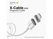 WSKEN Mini Metal Magnetic X Cable For Lightning USB Cable Data Charger cable For iPhone 5 5C 5S 6 6S Plus iPad Mini 2 3 4 Air 1m