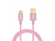 BlitzWolf 2.1A Reversible Braided Micro USB Cable USB A Male to Double Sided Micro B Cable 1m 3.33ft For Samsung For Android