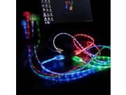 2015 LED Light Data Sync Charger USB Cable For iPhone 6 Plus 5 5S 4S For Samsung Galaxy 6P8I