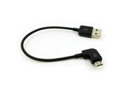 20cm 90 degree Short Micro USB Cable 2A 90 Corner Quick Charge USB to Microusb angle Charger Sync Data Fast Charging Cabel Cord