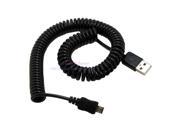 8ft 2.5M Retractable 90 degree usb micro usb kabel Charge USB to Micro USB Spring Cable Data Sync Charger Cord Coiled Cabo