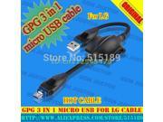 GPG 3 in 1 micro USB cable for LG