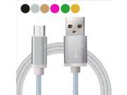 Micro usb cable Fast Charging Adapter Aluminum Metal 1.5M Data charger Mobile Phone Cable for Samsung galaxy S6 S3 S4 HTC Sony